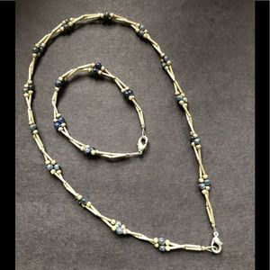 Artist made necklace & bracelet